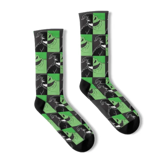 disneys The Nightmare Before Christmas Oogie Boogie Split Socks