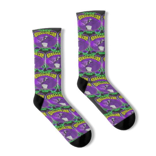 disneys Nightmare Before Christmas Retro Jack Skellington Socks