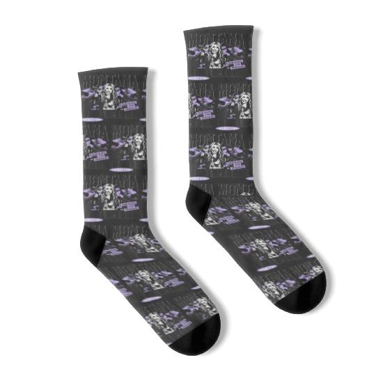 Disney Hannah Montana World Tour Ready To Rock Chest Poster Gifts Trend Socks