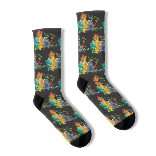 disneys The Lion Guard Springtime Pals Easter Socks