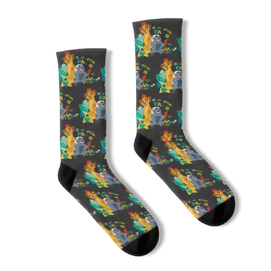 disneys The Lion Guard Springtime Pals Easter Socks
