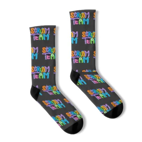 Disney and Pixars Monsters Inc Scream Team Hallo Socks