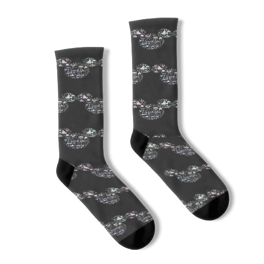 Disney I Said Yes Engagement Proposal Mickey Hea Socks