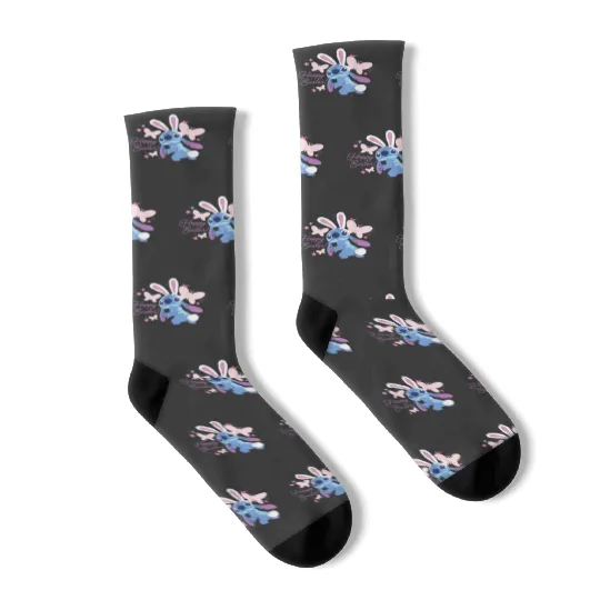 Disney Lilo Amp Stitch Hoppy Easter Bunny And Bu Socks
