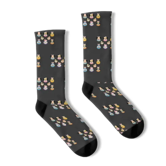 Disney Mickey And Friends Cute Easter Bunny Ears Socks