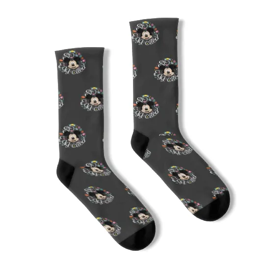 Disney Mickey And Friends Happy Easter So Egg Ci Socks