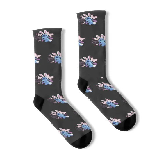 Disney Lilo Amp Stitch Hoppy Easter Bunny And Bu Socks