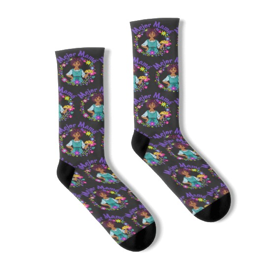 disneys Encanto Julieta Madrigal Mejor Mam Portrait Socks