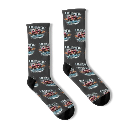 Disney The Muppets Animal Electrifying Epic Drum Socks