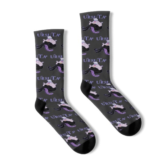 Disney The Little Mermaid Ursula Vintage Villain Socks