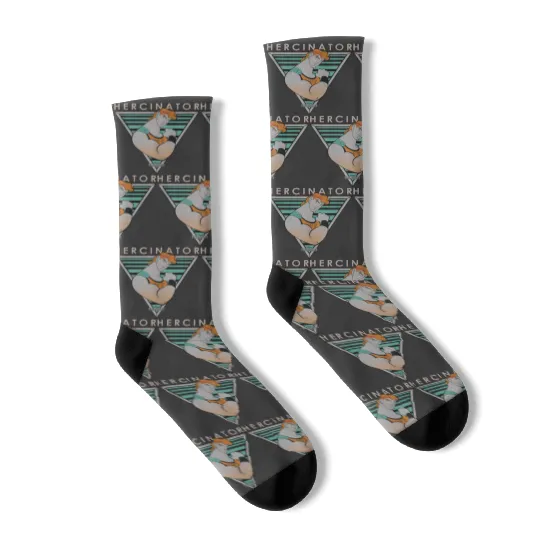 disneys Hercules Hercinator Triangle 90s Socks