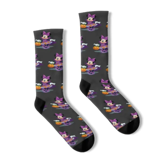 Disney Halloween Minnie Mouse Socks