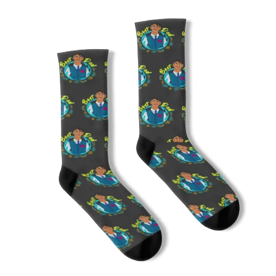 Disney Encanto Agustin Madrigal Best Dad Portrai Socks