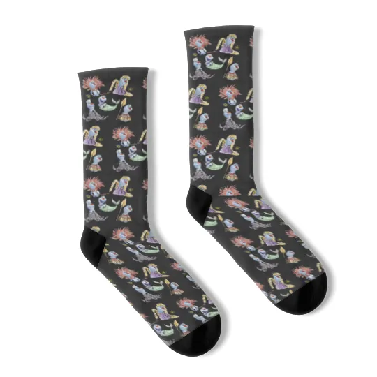 Disney Olaf Presents Classic Costume Sketches Socks