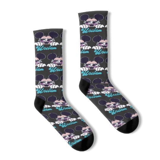 Disney Mickey And Friends Mickey Summer Vibes Uncle Logo Socks