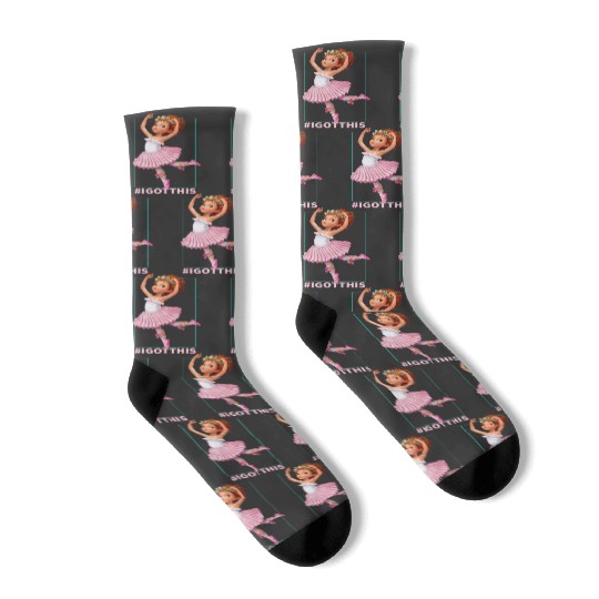 Disney Fancy Nancy Ballerina #IGotThis Socks