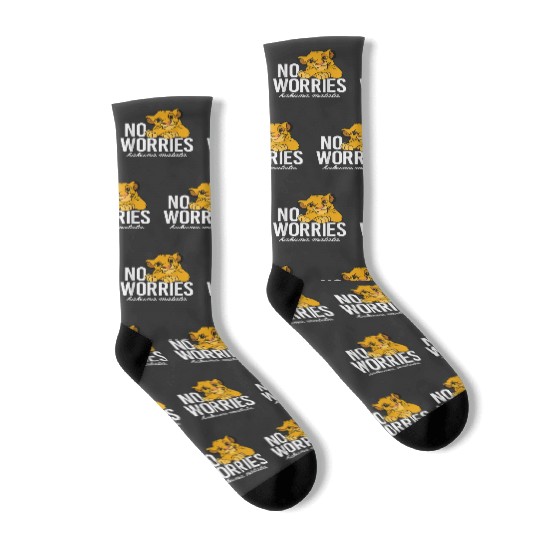 Disney Lion King Classic No Worries Simba Socks