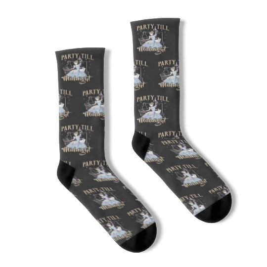 Disney Cinde Party Till Midnight Portrait Socks