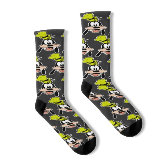 Disney Mickey And Friends Goofy Face Small Pocket Logo gifts  Socks
