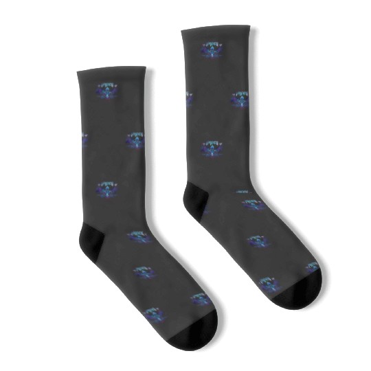 Disney Villains Hades Rock Portrait Socks