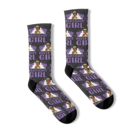 Kids Disney Princess - Tiana Birthday Girl gifts  Socks
