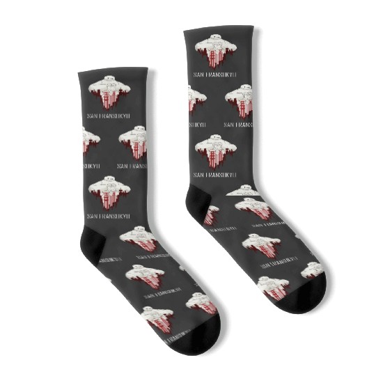 Disney Big Hero 6 Baymax San Fransokyo Love Socks
