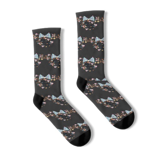 Discover Disney Minnie Mouse Best Mom Ever Icon Flowers Mother’s Day Socks