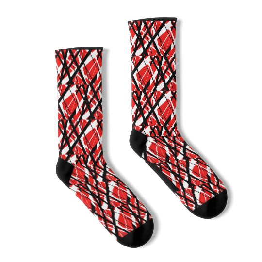 Frankenstrat Coffee Mug, evh Mug, Rock Band Fan Art, Guitar Player Present, Rock and Roll Mug, Musician Gift, Fender Heavy Metal Socks