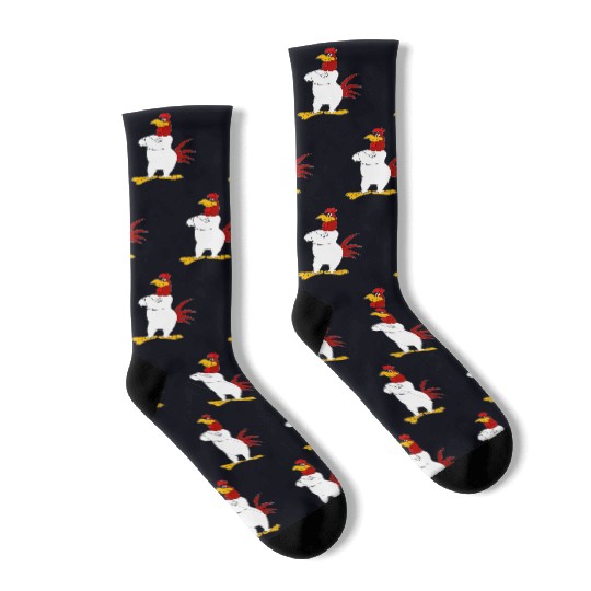 Foghorn Leghorn Old School Retro Cartoon Socks