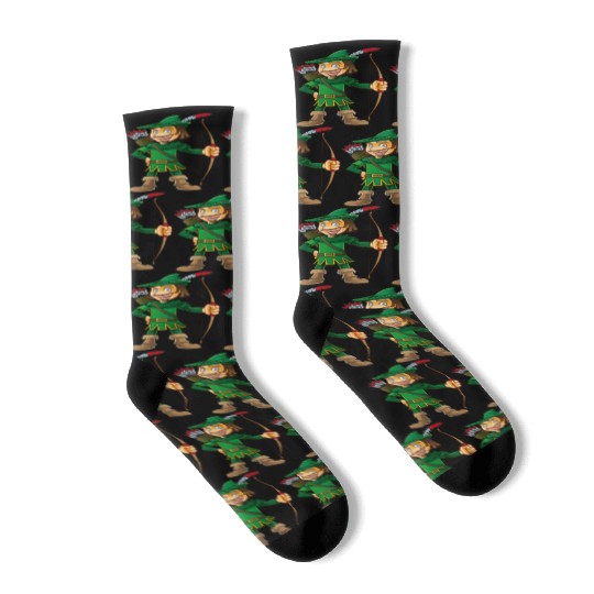 Robin Hood-arrows-bow-tale Socks