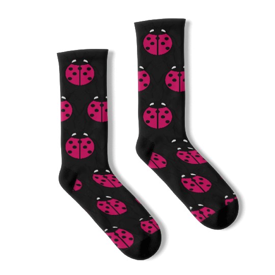 Ladybug Socks
