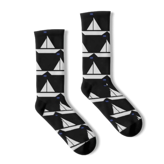 sailing boat Socks