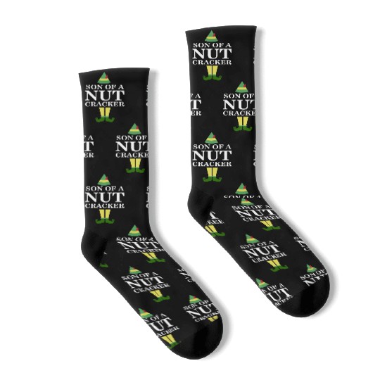 Funny Son of A Nutcracker Christmas Movie Quote Socks