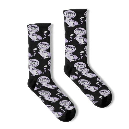 Space cat Socks