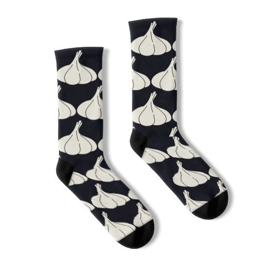 garlic knoblauch veggie vegetable gemuese2 Socks