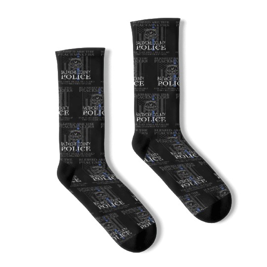 Baltimore County Police Socks Saint Michael Police Officer Prayer