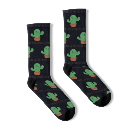 Mr Prick Men Funny Indie Style Slogan Hipster Mexi Socks
