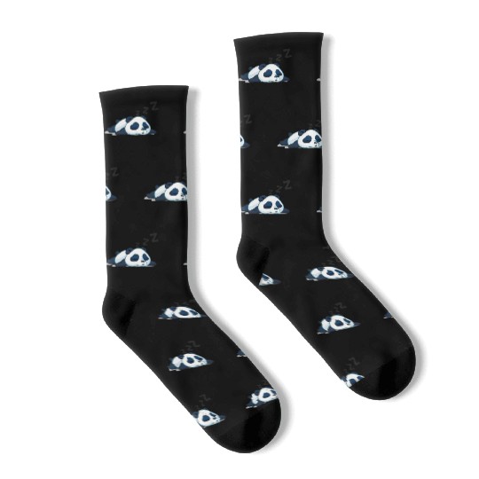 Funny sleeping panda Socks