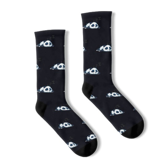 Funny sleeping panda Socks