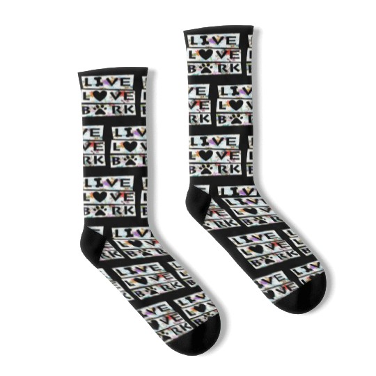Dog Lovers Live Love Bark Socks