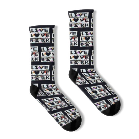 Dog Lovers Live Love Bark Socks