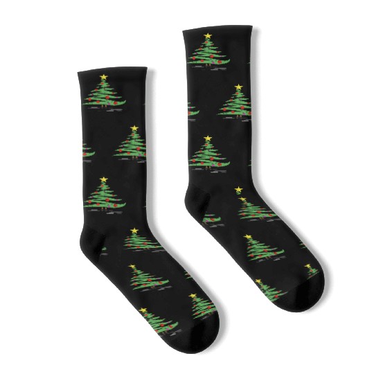 Christmas Tree gift winter kids grandparents Socks