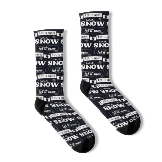 Let It Snow Socks
