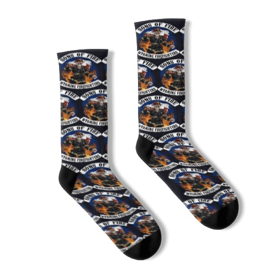 sons of fire wyoming firefighter Socks