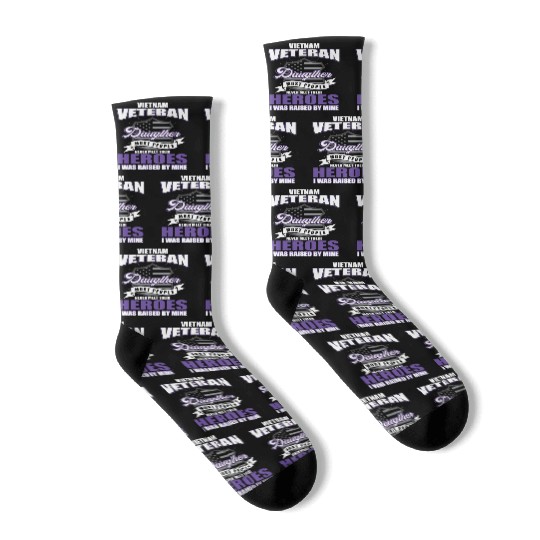 Vietnam Veteran, gift, birthday, heroes Socks