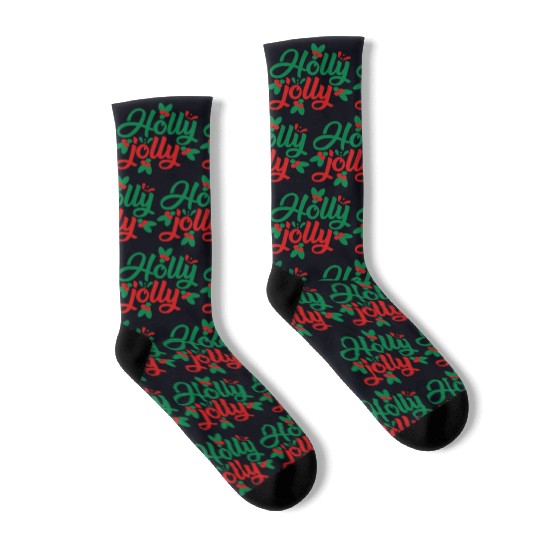Holly jolly, A great Christmas party gift Socks
