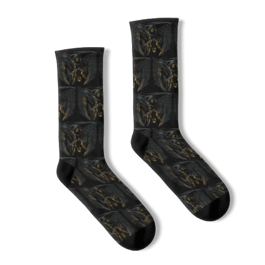 Scary Creepy Grim Reaper Halloween Party Costume Socks