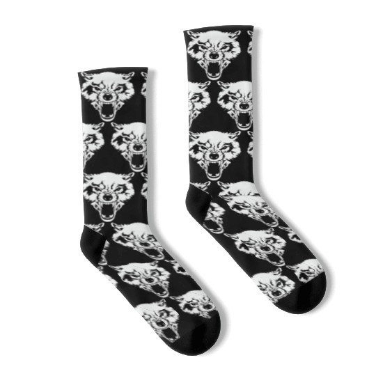 Wolf Bad Wolf Alpha Wolf Socks