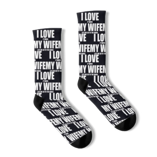 Shooting Range Socks I Love My Wife Gun Range Gft