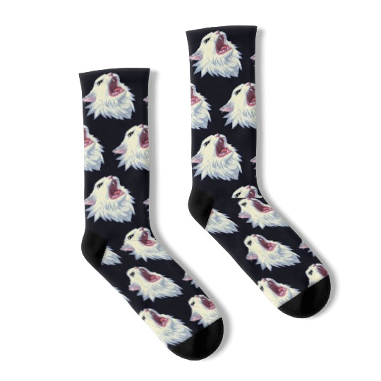 8 bit Screamin Thurston the Cat meme 2 Socks